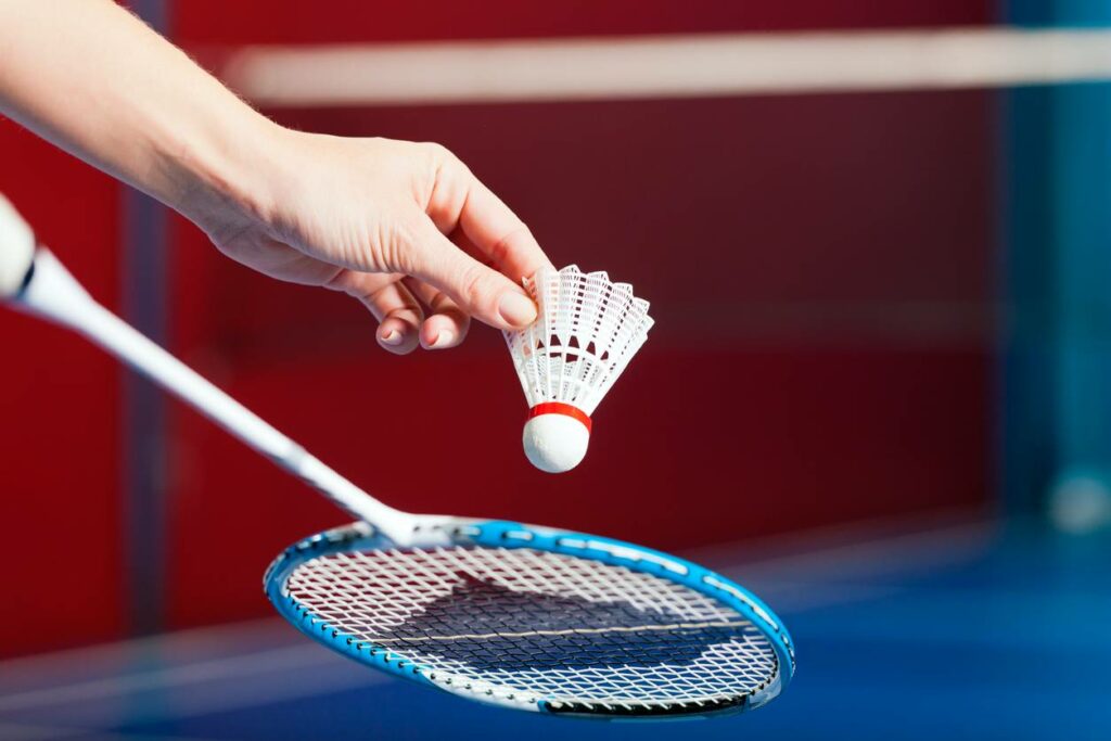 badminton intérieur équipement