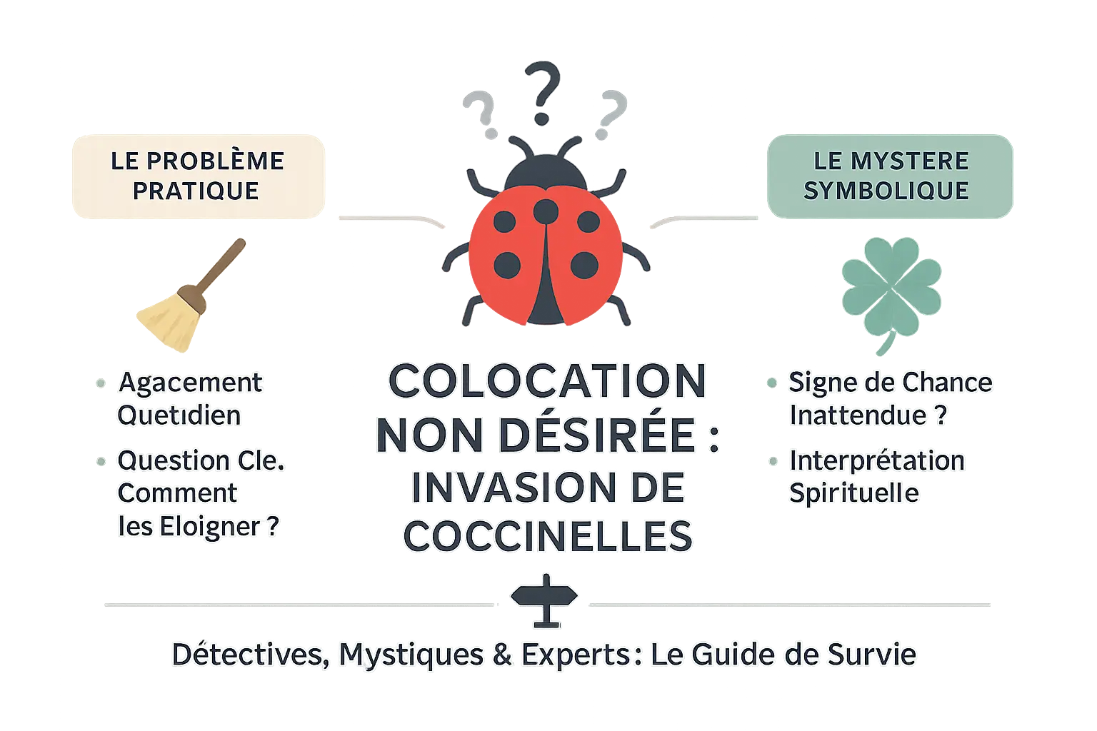 Coccinelles agglutinées sur une fenêtre