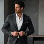 Homme en tenue élégante évitant erreurs vestimentaires pour confiance