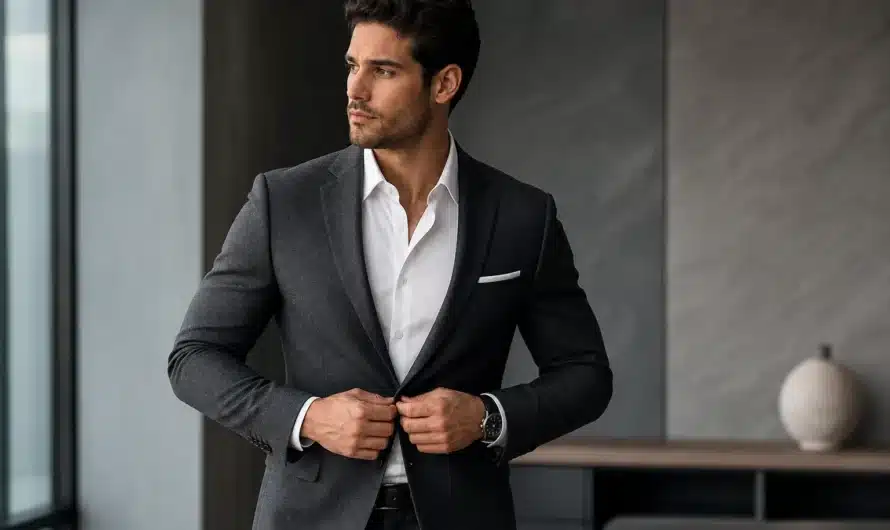 Homme en tenue élégante évitant erreurs vestimentaires pour confiance