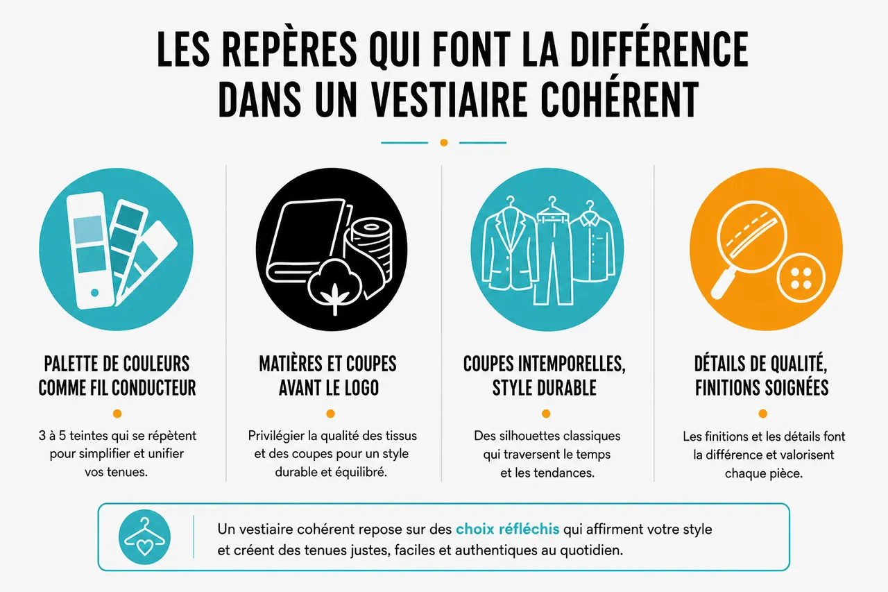 Mode et style : comment trouver une signature qui vous ressemble vraiment , Les repères qui font la différence dans un vestiaire cohérent