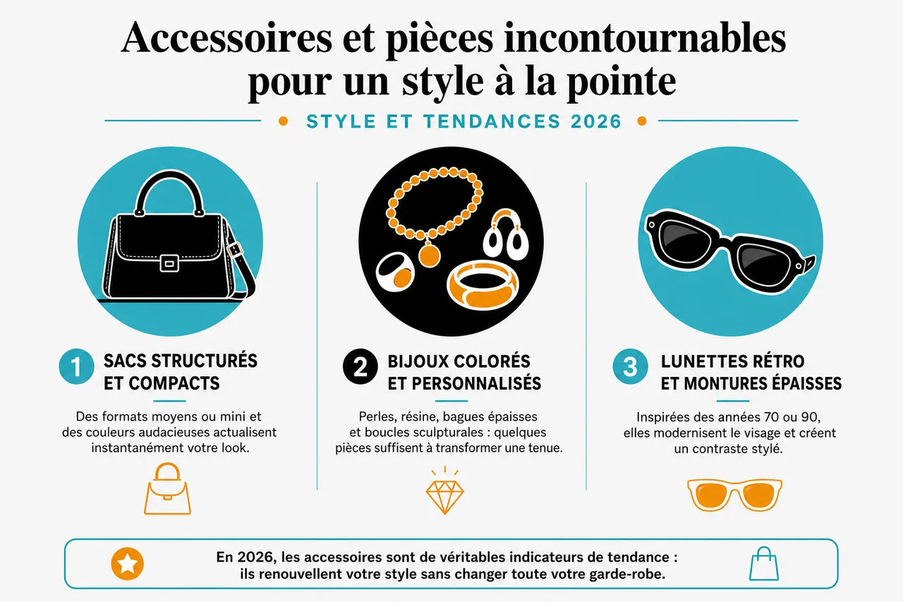 Style et tendances: comment rester moderne sans changer toute votre garde-robe , Accessoires et pièces incontournables pour un style à la pointe