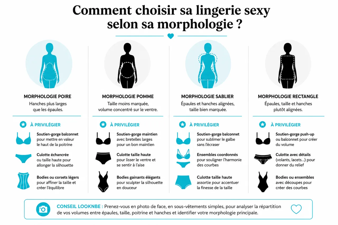 Comment choisir sa lingerie sexy selon sa morphologie? , Comment choisir sa lingerie sexy selon sa morphologie?