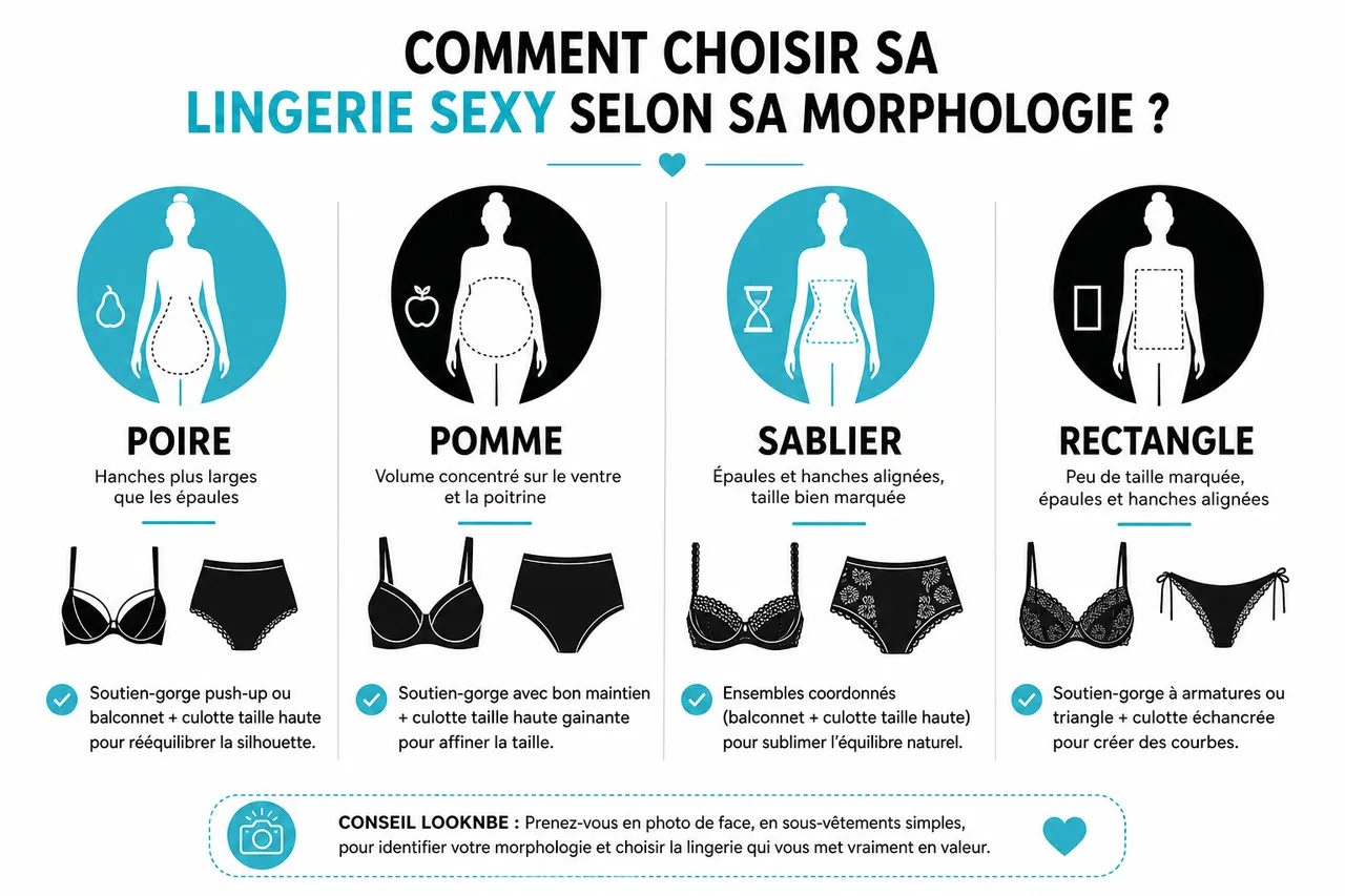 Comment choisir sa lingerie sexy selon sa morphologie? , Comment choisir sa lingerie sexy selon sa morphologie?