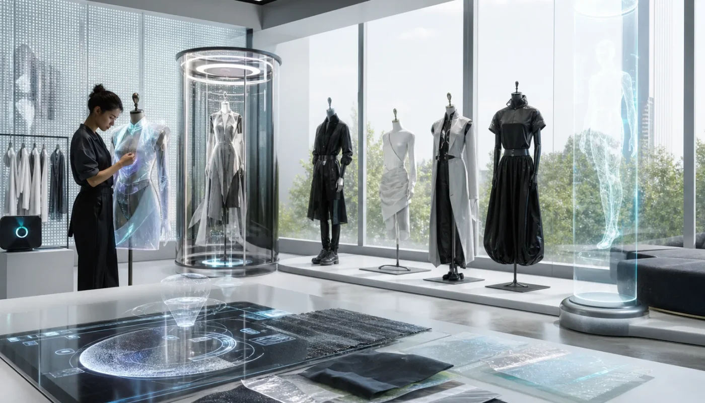 Vêtements connectés et mode futuriste avec intelligence artificielle 2026