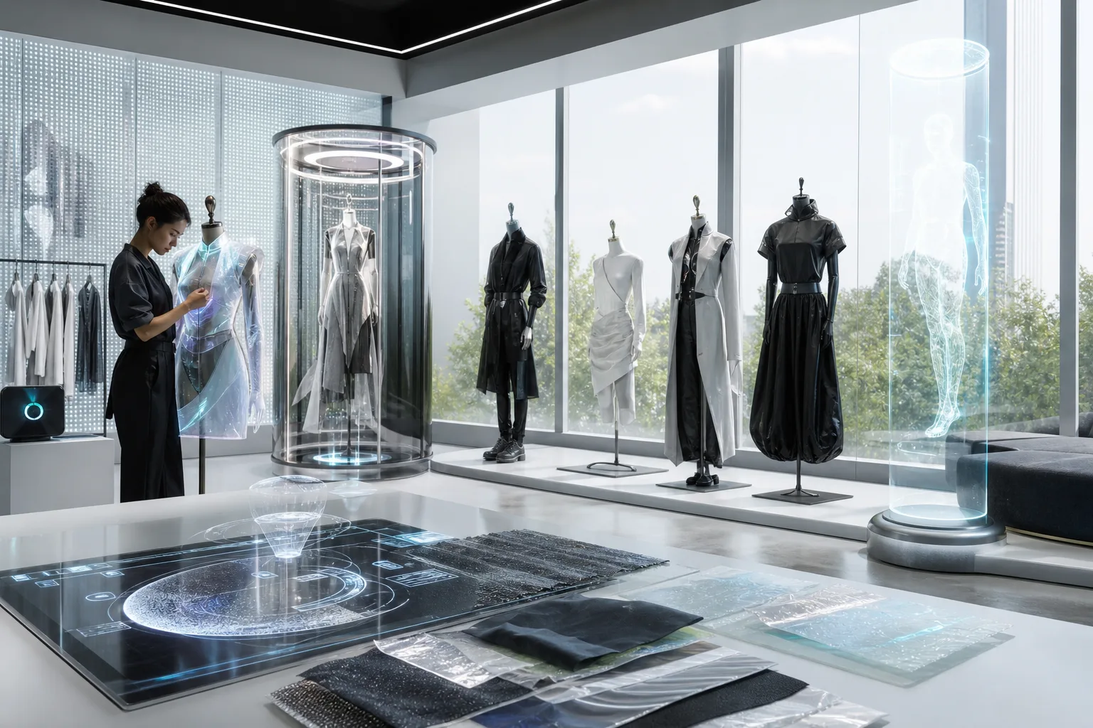 Vêtements connectés et mode futuriste avec intelligence artificielle 2026