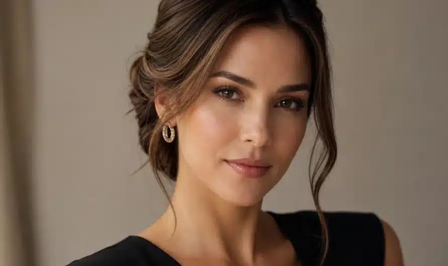 Visage rond avec coiffure maquillage et accessoires pour affinage