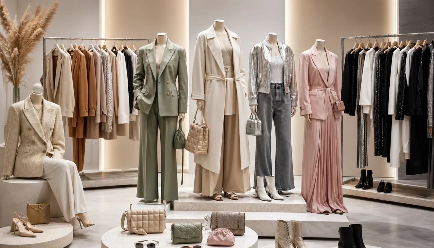 Tendances mode 2026 avec looks modernes et élégants pour l'année
