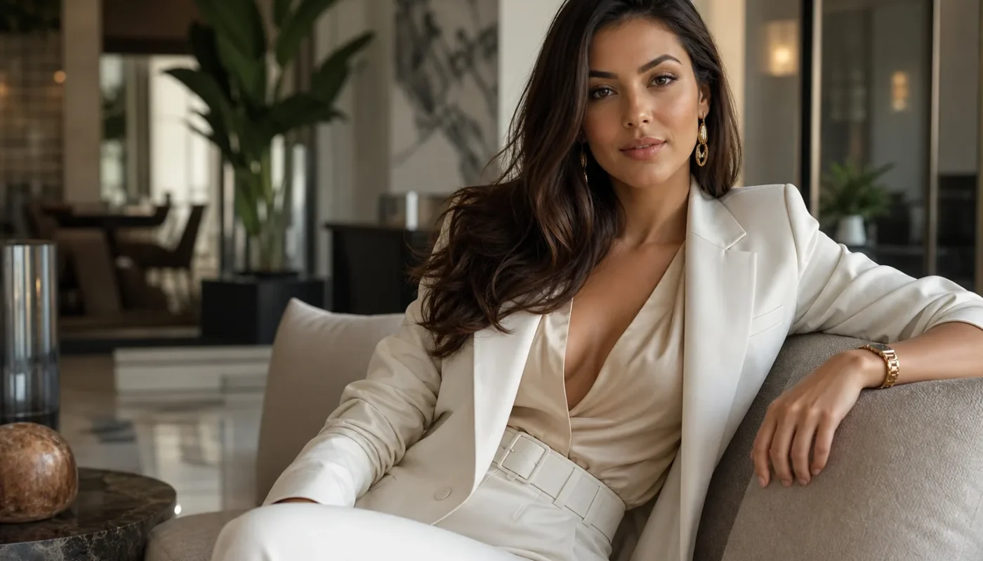 Tenue élégante et sophistiquée pour une allure séduisante naturelle