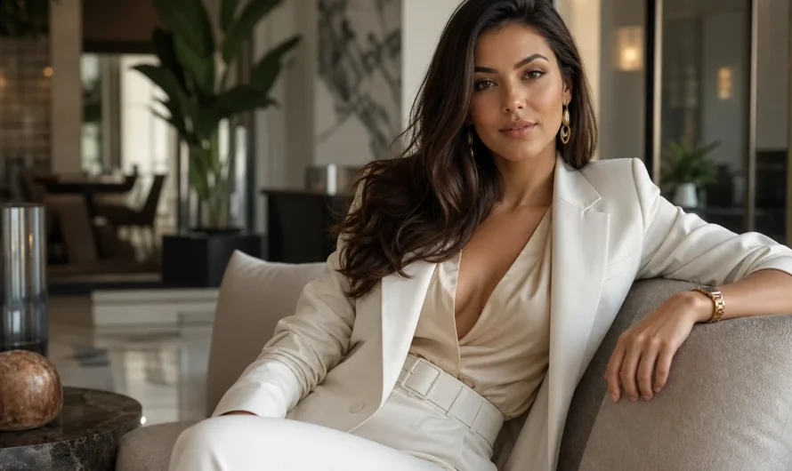 Tenue élégante et sophistiquée pour une allure séduisante naturelle
