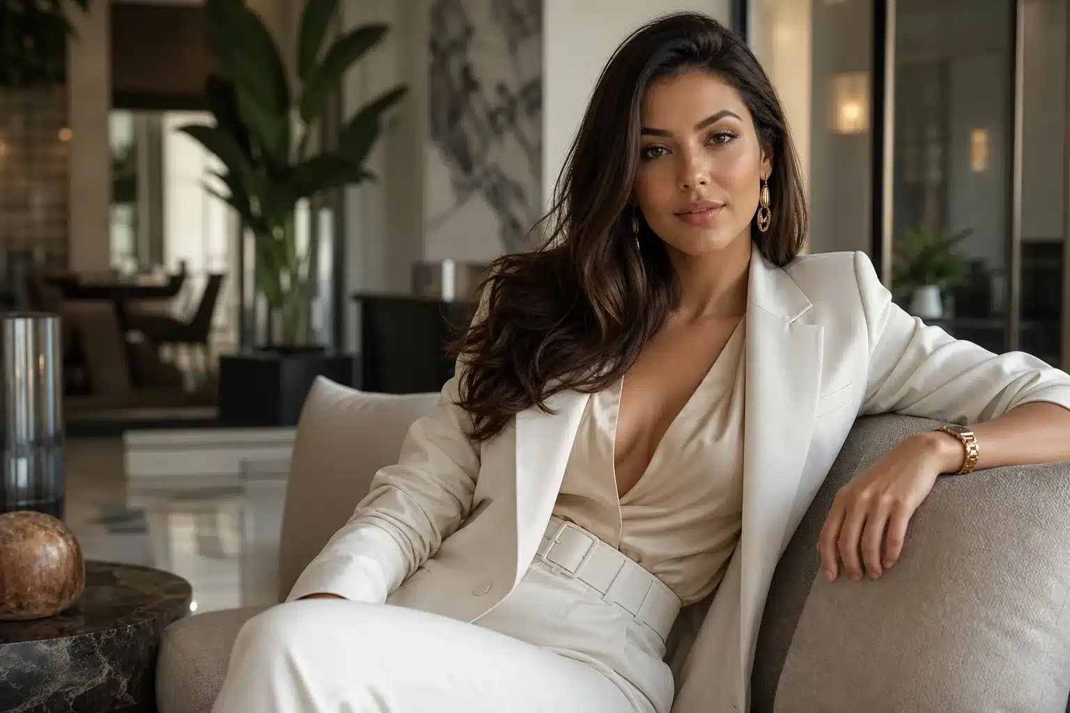 Tenue élégante et sophistiquée pour une allure séduisante naturelle