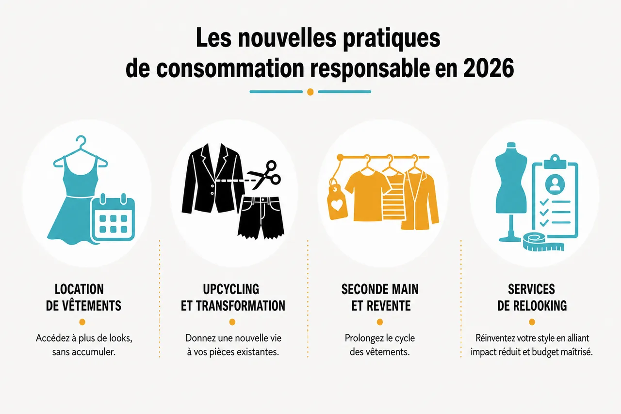 Mode écoresponsable pour débuter sans tomber dans les faux pas les plus courants , Les nouvelles pratiques de consommation responsable en 2026